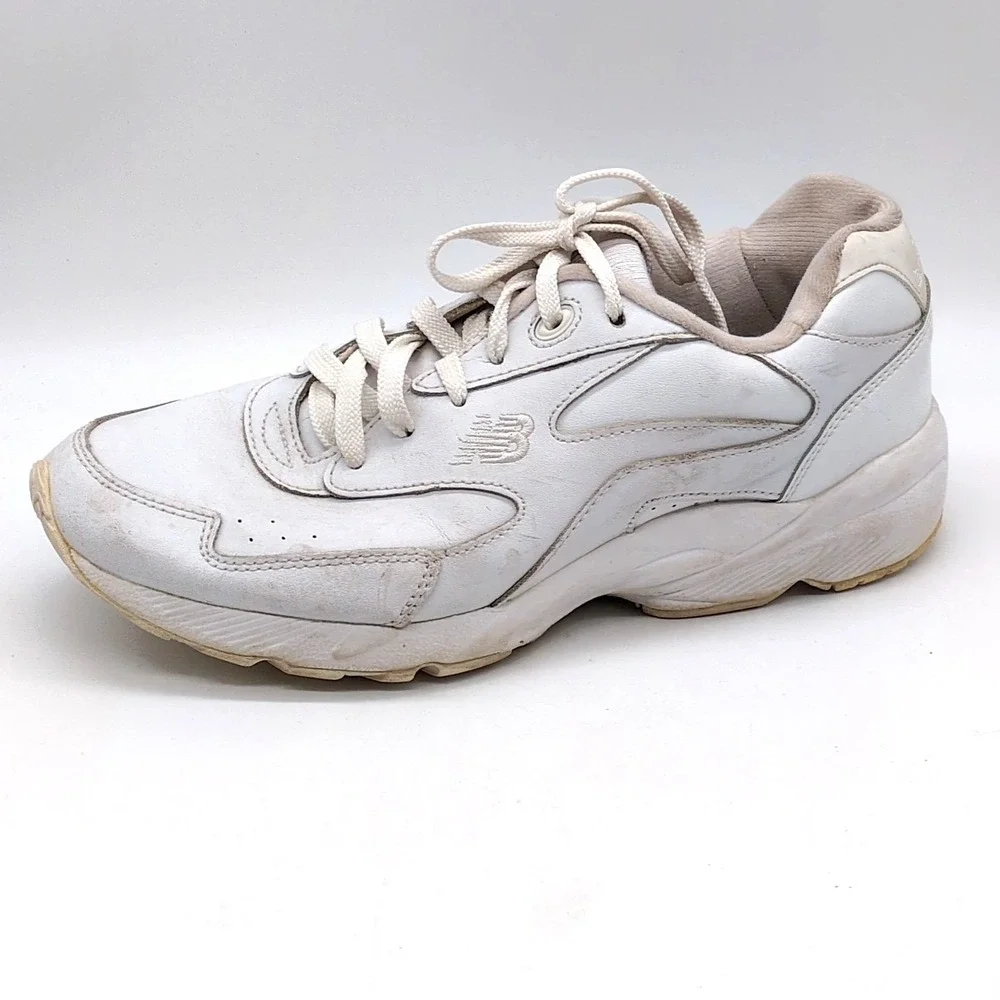 New‎ Balance Shoes Womens 335 White 8 Leather Running Sneakers Comfort Lace Up